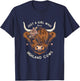 Just a Girl who loves Highland Cows T-Shirt - T-Shirt | Navy