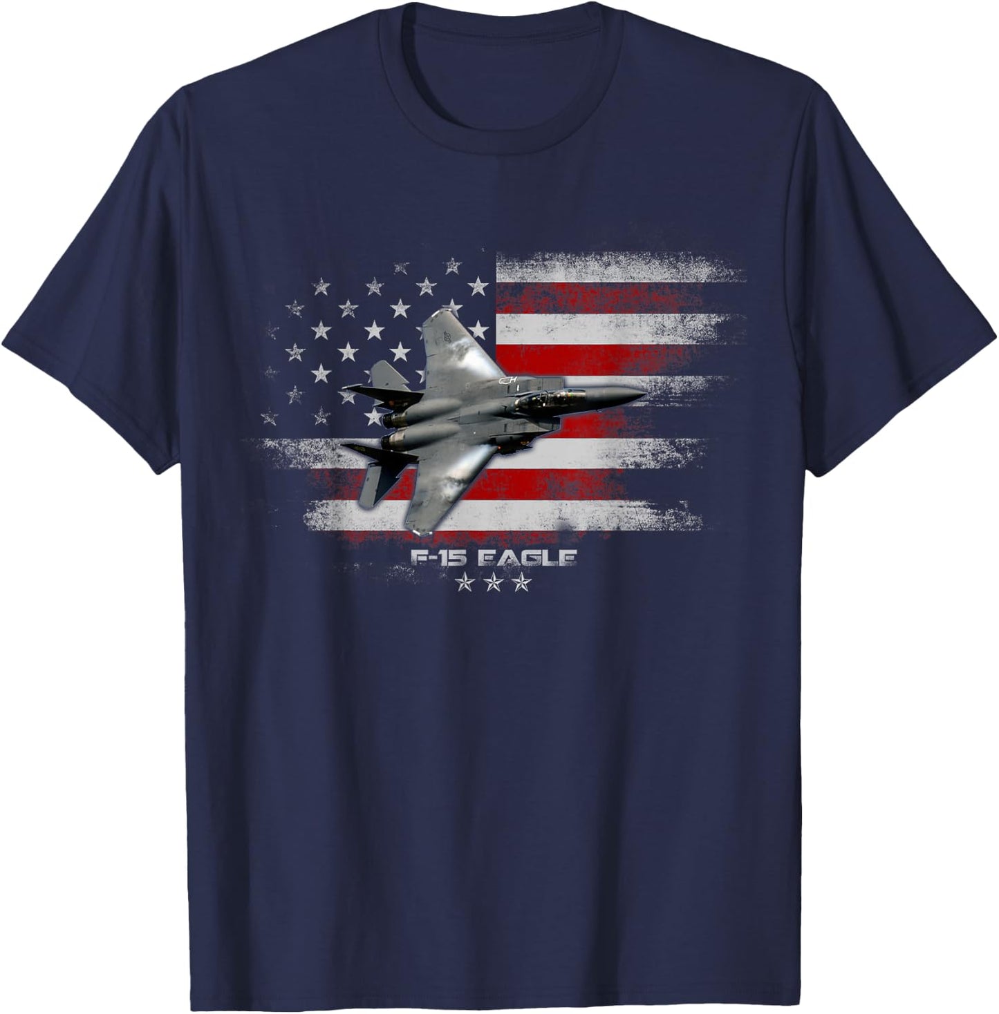 US Air Force F-15 Eagle Proud Air Force , black T-Shirt - T-Shirt | Navy
