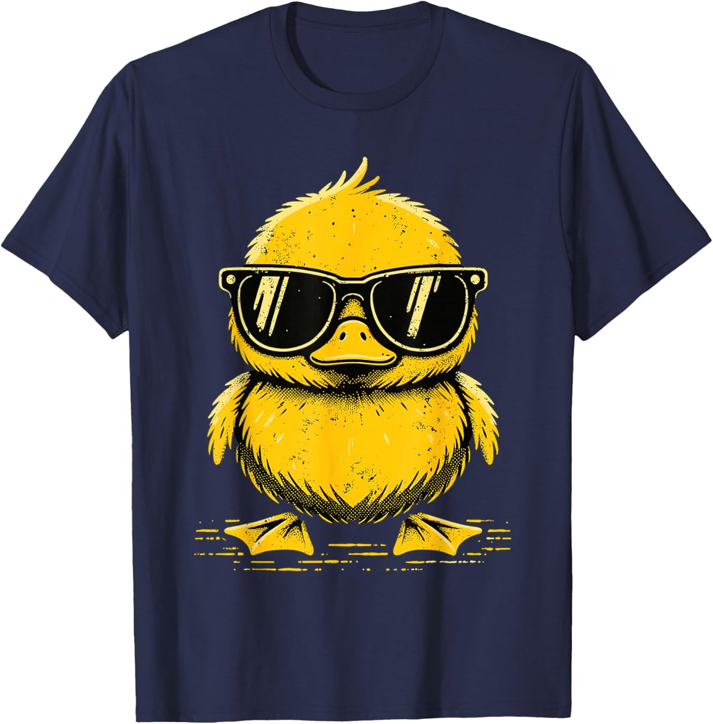 Cool Duckie Sunglasses Funny Ducky Rubber Duck T-Shirt - T-Shirt | Navy