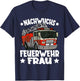 Kinder Mädchen Feuerwehr Nachwuchs Feuerwehrfrau lustiges T-Shirt - T-Shirt | Navy