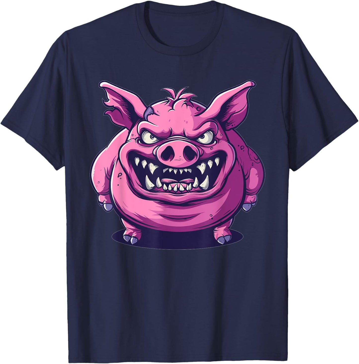 Evil Pig T-Shirt - T-Shirt | Navy