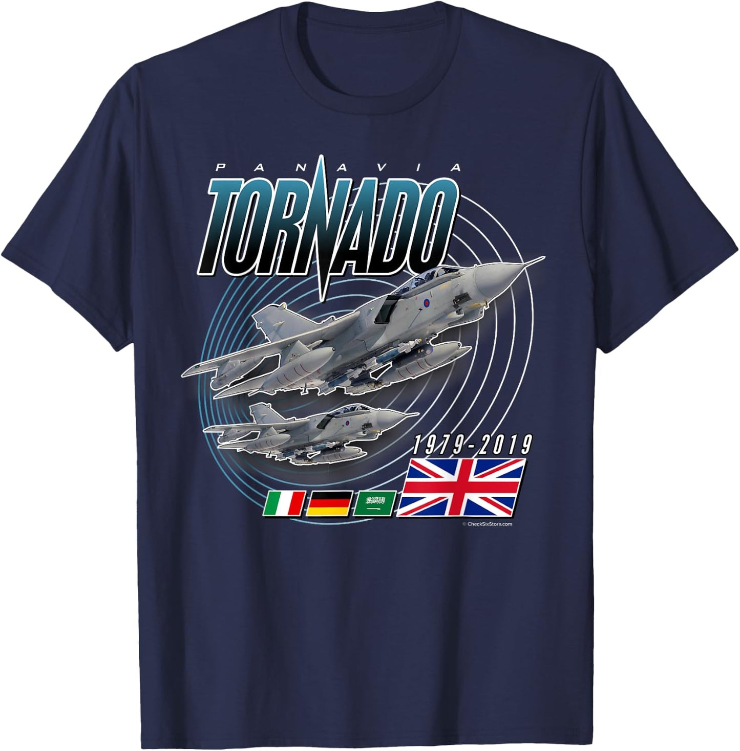 Panavia Tornado Jet 1979 - 2019 T-Shirt - T-Shirt | Navy