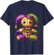 Mardi Gras Witch Doctor Goth Costume Men Women Voodoo Doll T-Shirt - T-Shirt | Navy