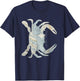 Chesapeake Bay Map Crab Silhouette T-Shirt - T-Shirt | Navy