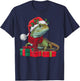 Xmas Holiday Santa Lizard Christmas T-Shirt - T-Shirt | Navy