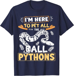 Royal Python Starter Kit Hide X-Large Kids Ball Python T-Shirt - T-Shirt | Navy
