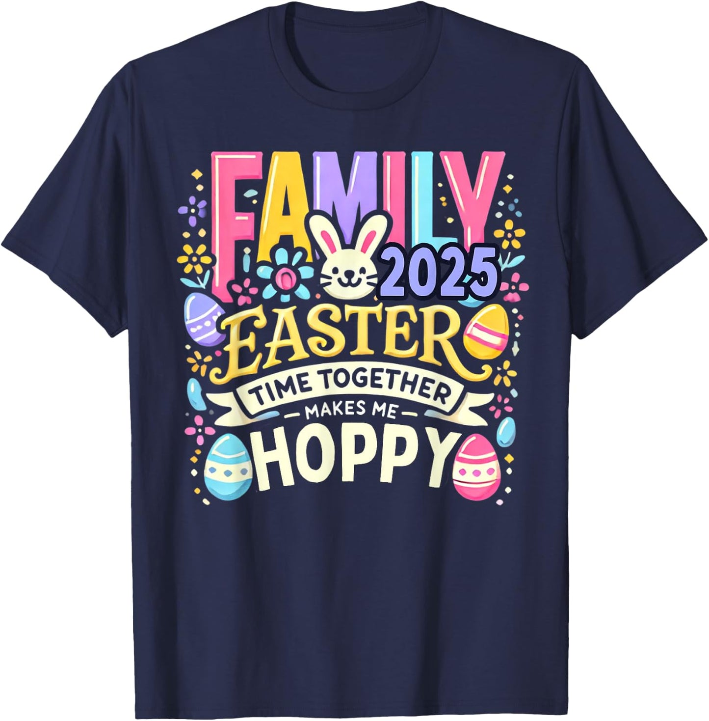 Family Easter 2025 Easter Crew Matching Group T-Shirt - T-Shirt | Navy