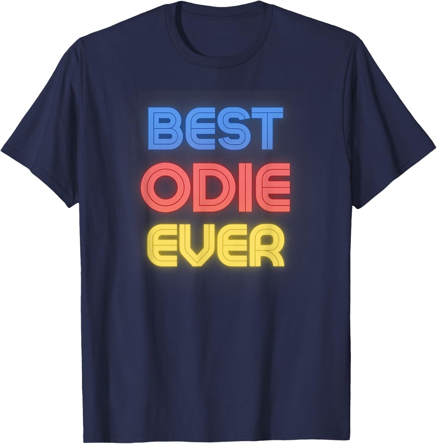 Odie Name Shirts & Gifts Best Odie Ever - Funny Odie Name T-Shirt - T-Shirt | Navy