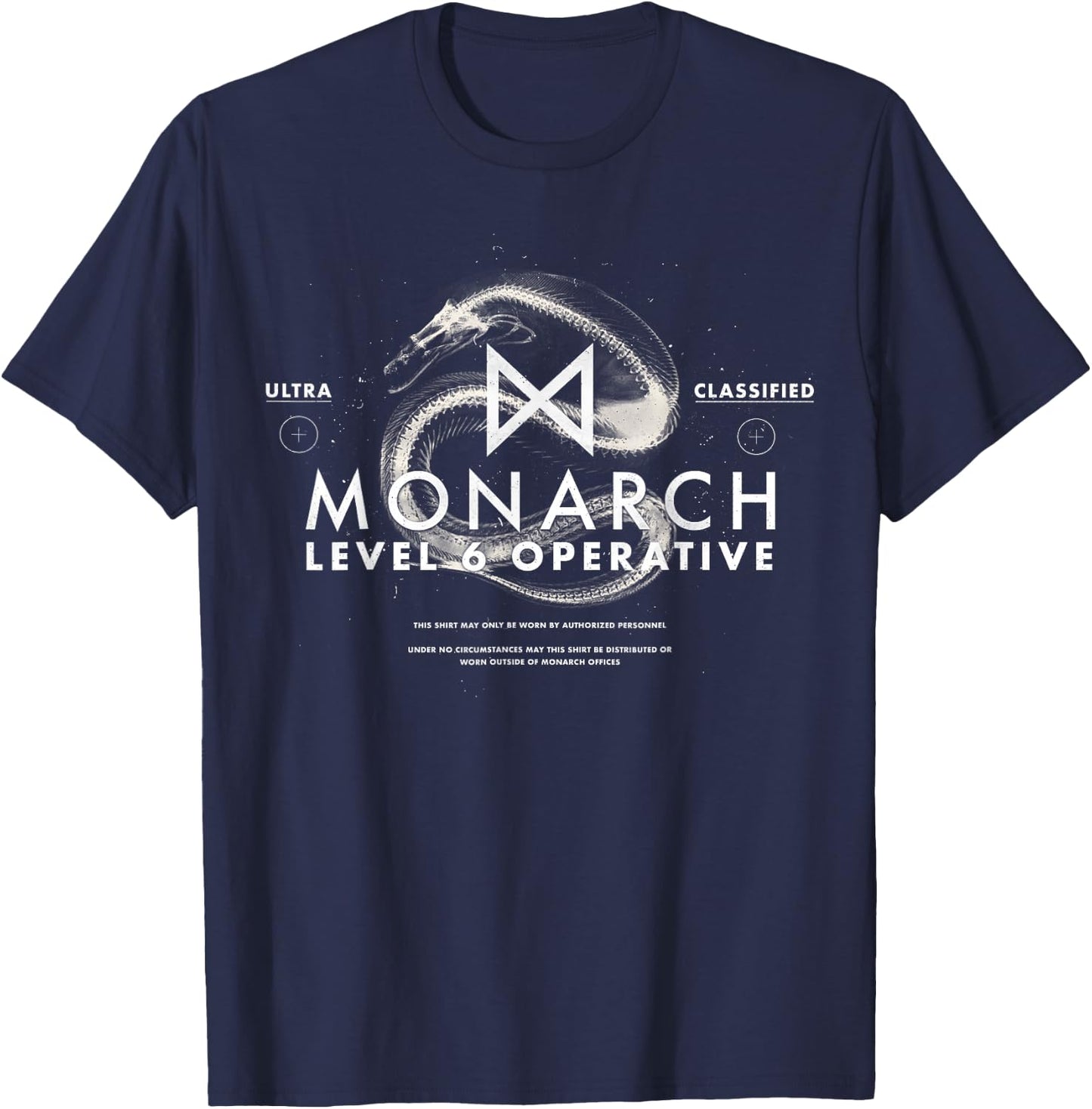 Godzilla vs Kong - Offizieller Monarch Operative T-Shirt - T-Shirt | Navy