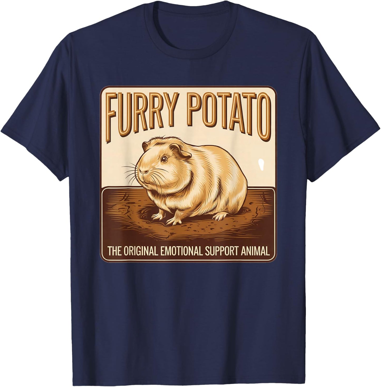 Guinea Pig Lover – Cute Pet Enthusiast Design T-Shirt - T-Shirt | Navy