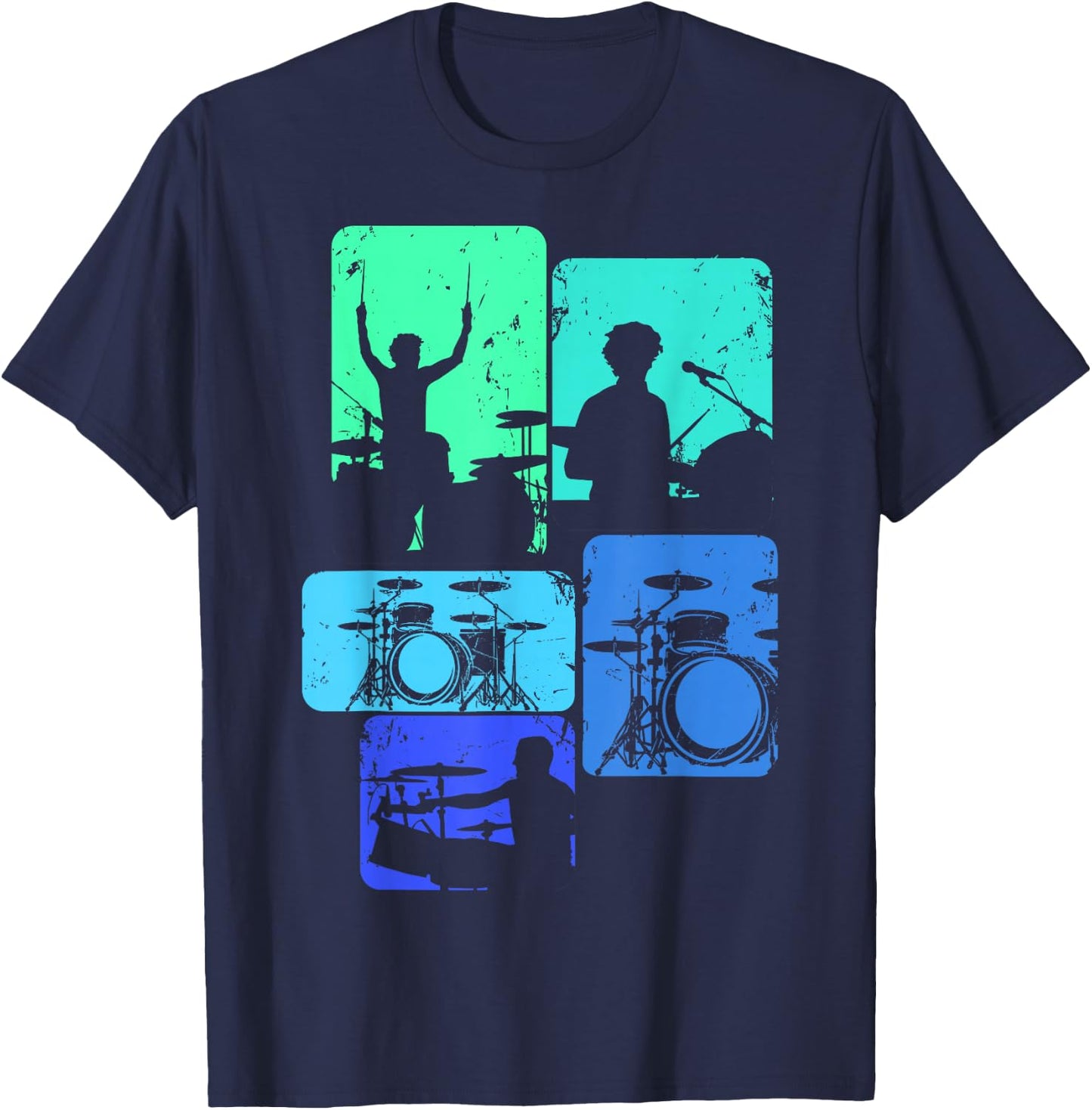Drummer Boys Children's , black, s T-Shirt - T-Shirt | Navy