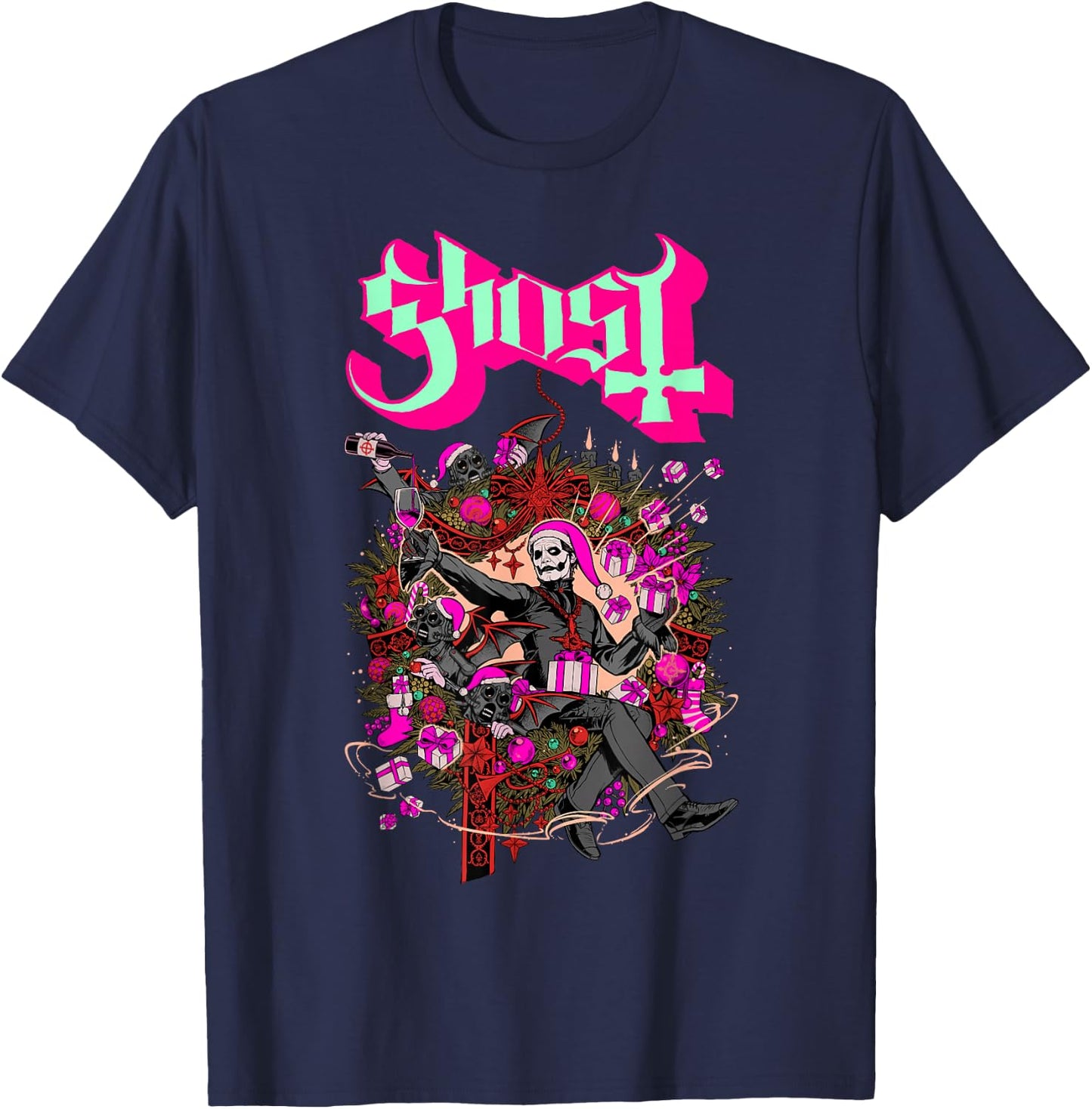 Ghost – Festivus T-Shirt - T-Shirt | Navy