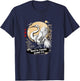 White Crane Kung Fu T-Shirt - T-Shirt | Navy