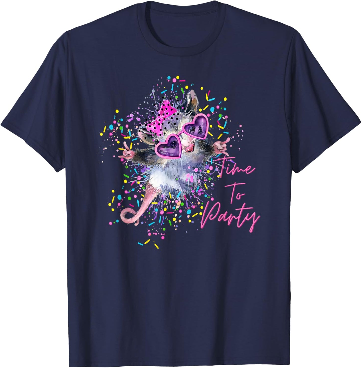Mädchen, Damen-Party-Maus, lassen Sie uns Partygeschenk T-Shirt - T-Shirt | Navy