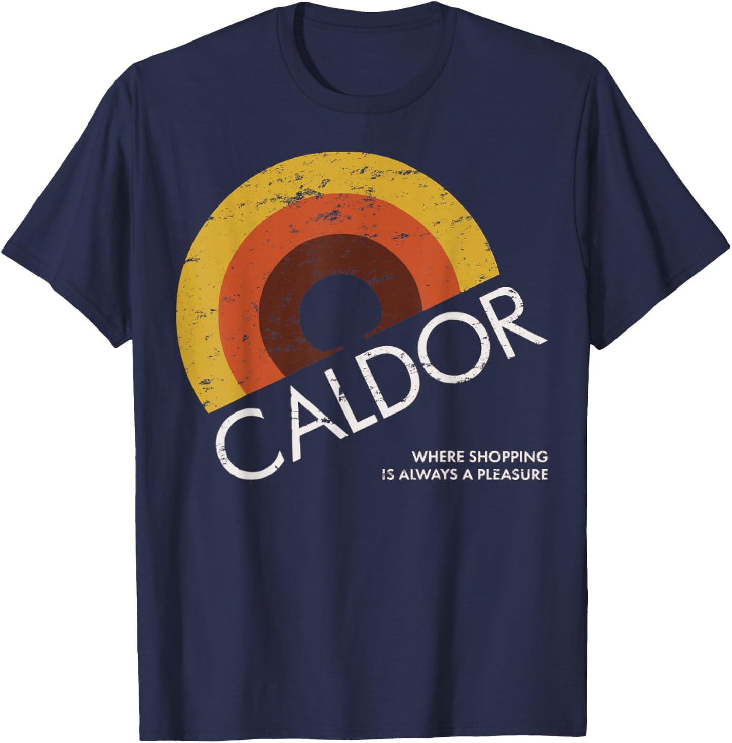 Caldor Vintage Retro Caldors Department T-Shirt - T-Shirt | Navy