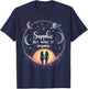 Subtle Lesbian Sapphic But Make It Cosmic T-Shirt - T-Shirt | Navy