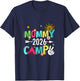 Mommy Camp 2026 Family Vacation Summer Camping Crew Kids T-Shirt - T-Shirt | Navy