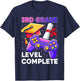 3rd Grade Level Complete Graduation 3rd Grade End of School T-Shirt - T-Shirt | Navy