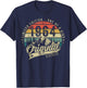 1964 Vintage Jahrgang Geburtstag Retro Herren Damen Geschenk T-Shirt - T-Shirt | Navy