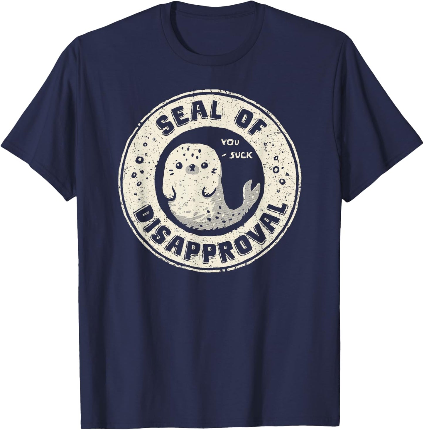 Seal of Disapproval T-Shirt - T-Shirt | Navy