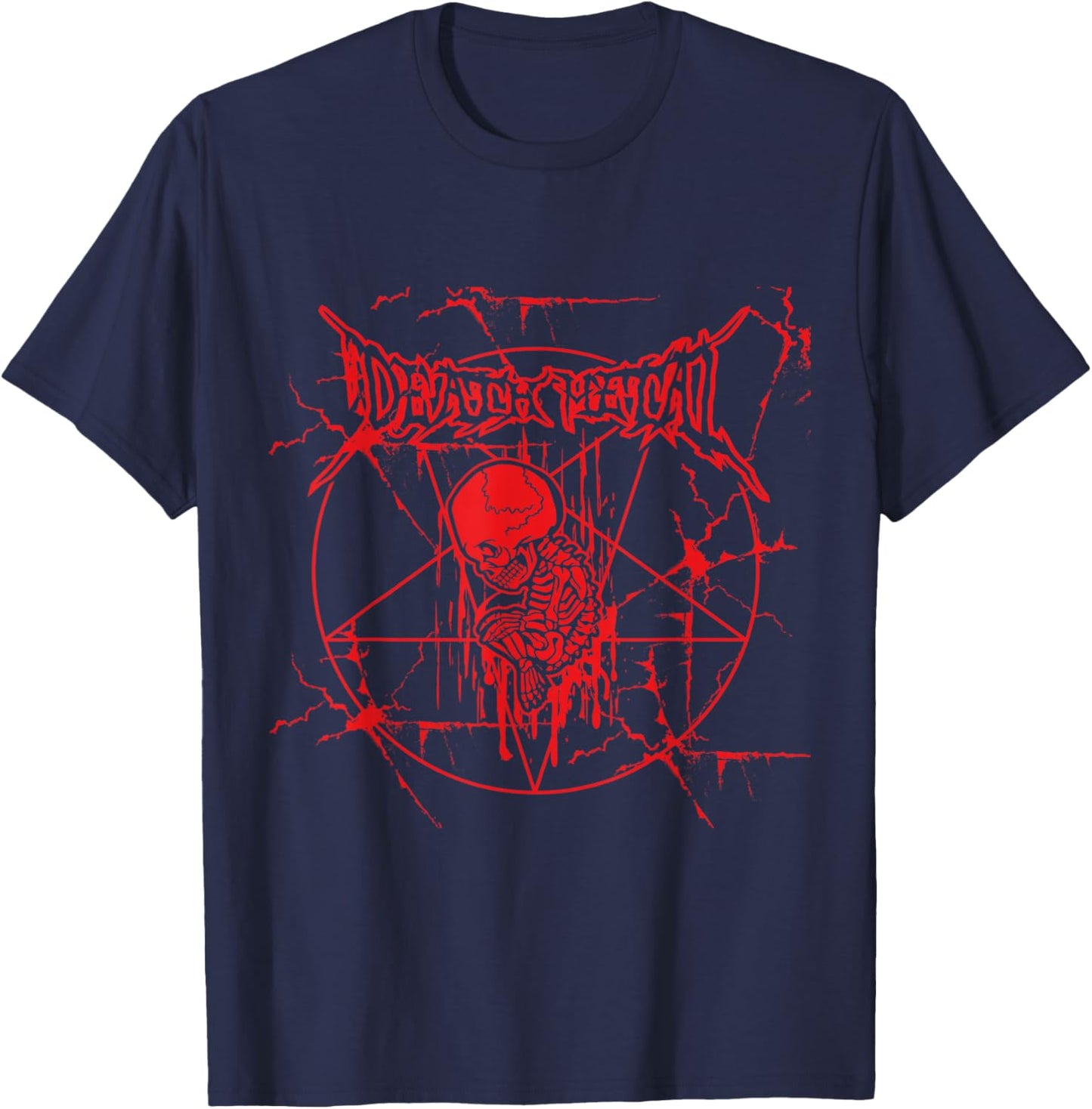 Death Metal Deathmetal Heavy Rock Mobile Phone Case , black T-Shirt - T-Shirt | Navy