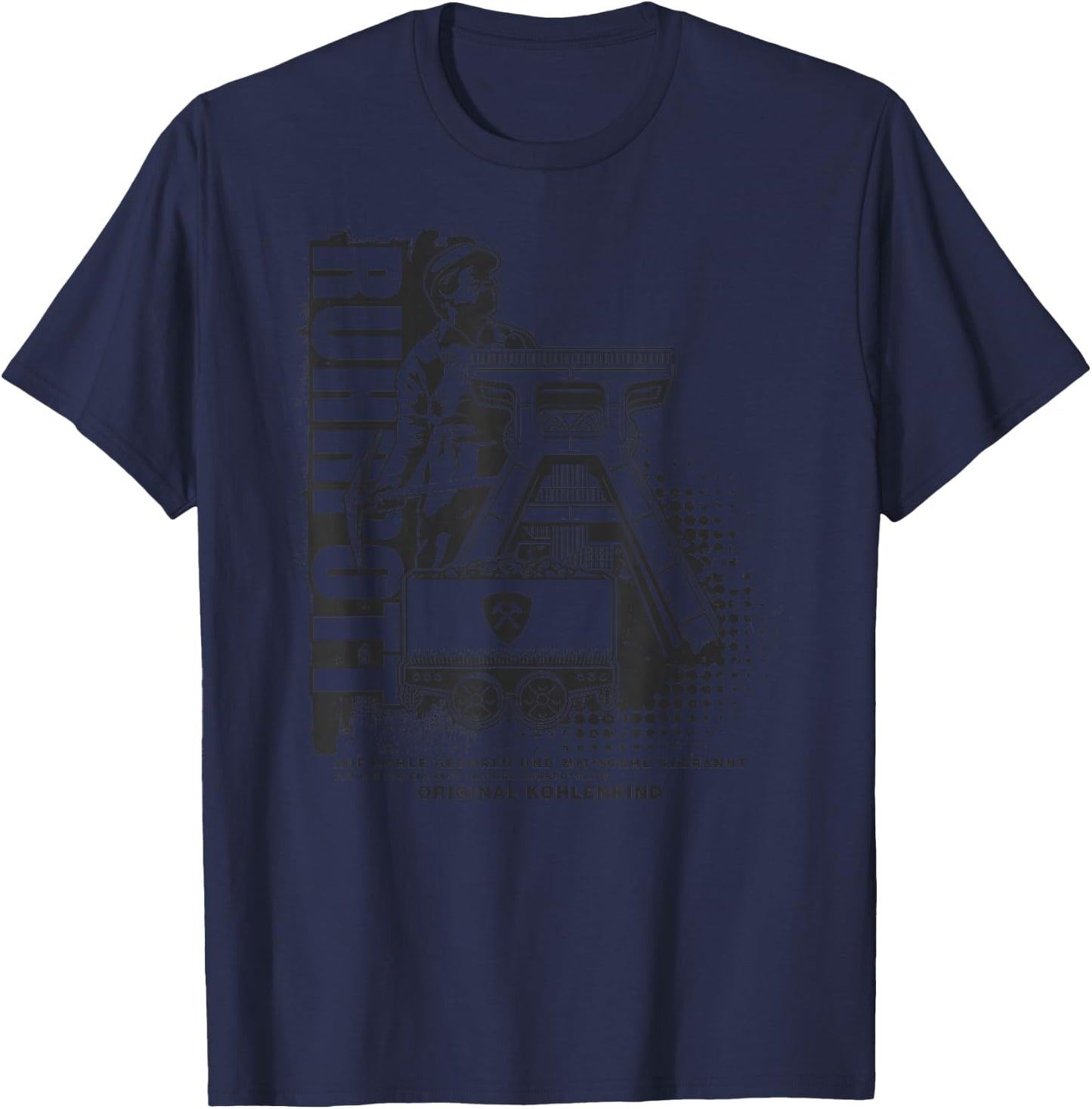 Ruhrpott Original Kohlenkind T-Shirt - T-Shirt | Navy