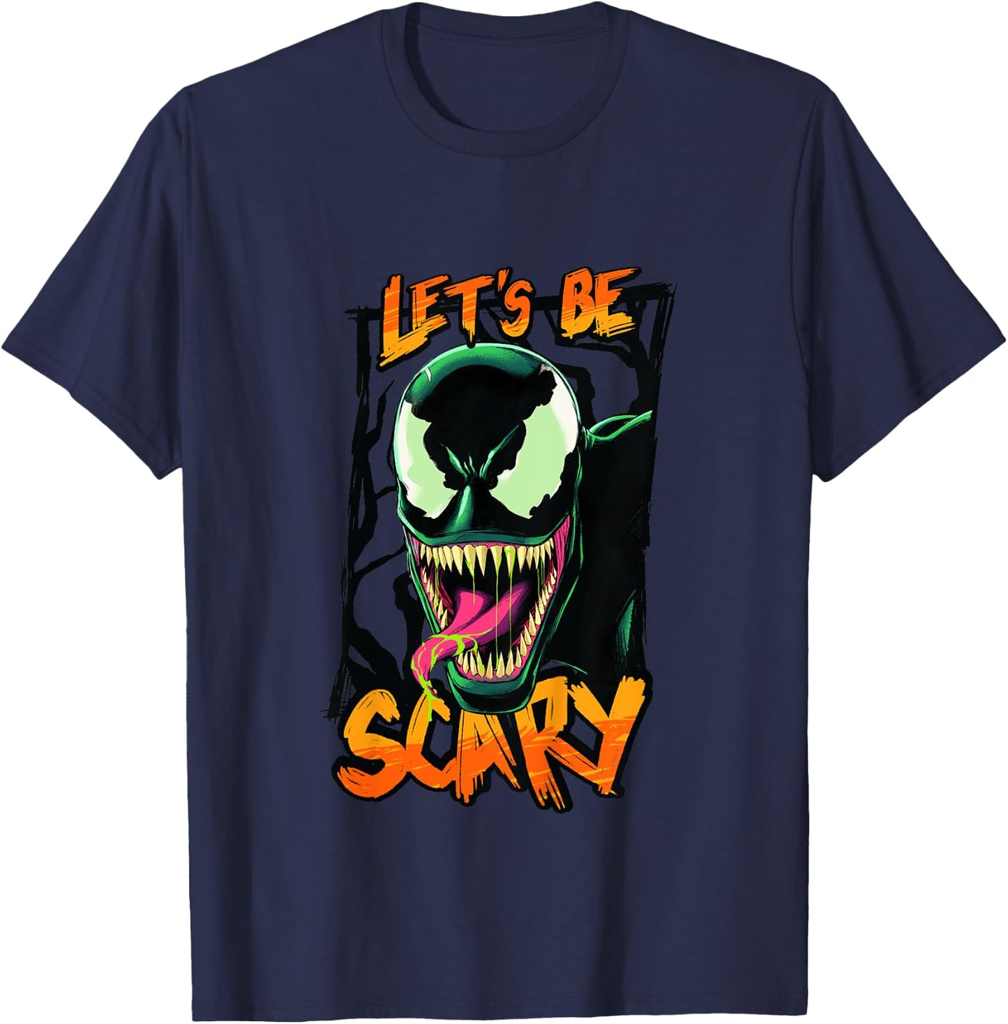 Kids Marvel Venom Halloween T-Shirt - T-Shirt | Navy