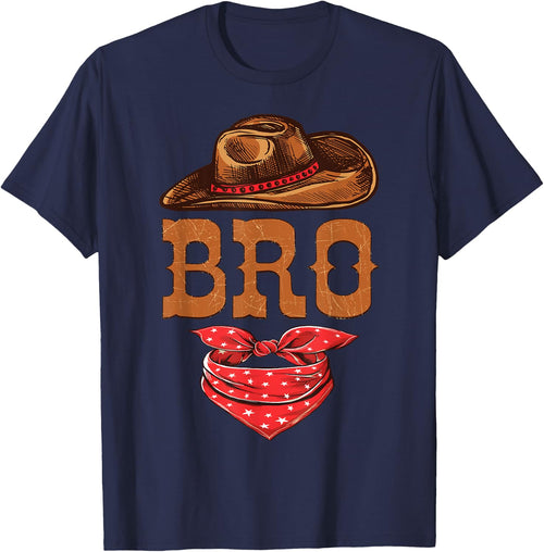Bro Brother Western Birthday Cowboy Cowgirl Family Matching