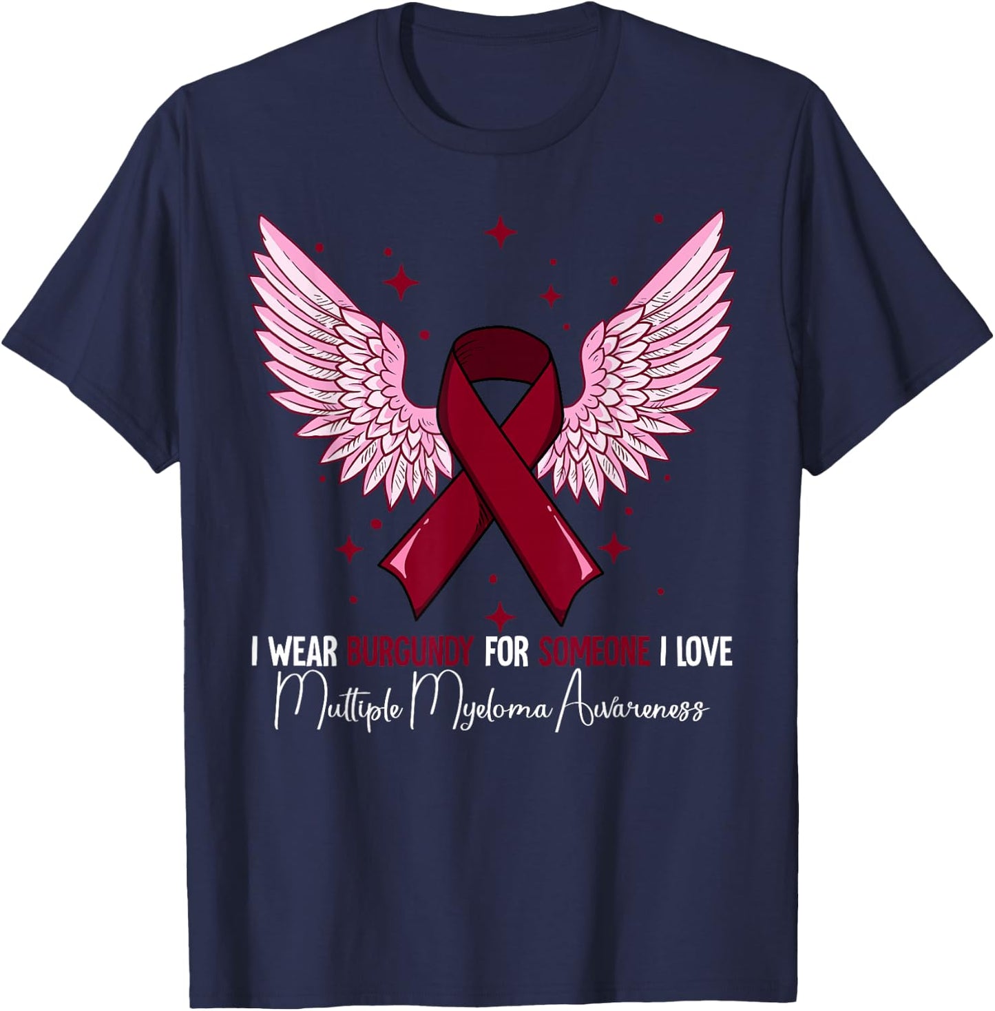 Multiple Myeloma Awareness T-Shirt - T-Shirt | Navy