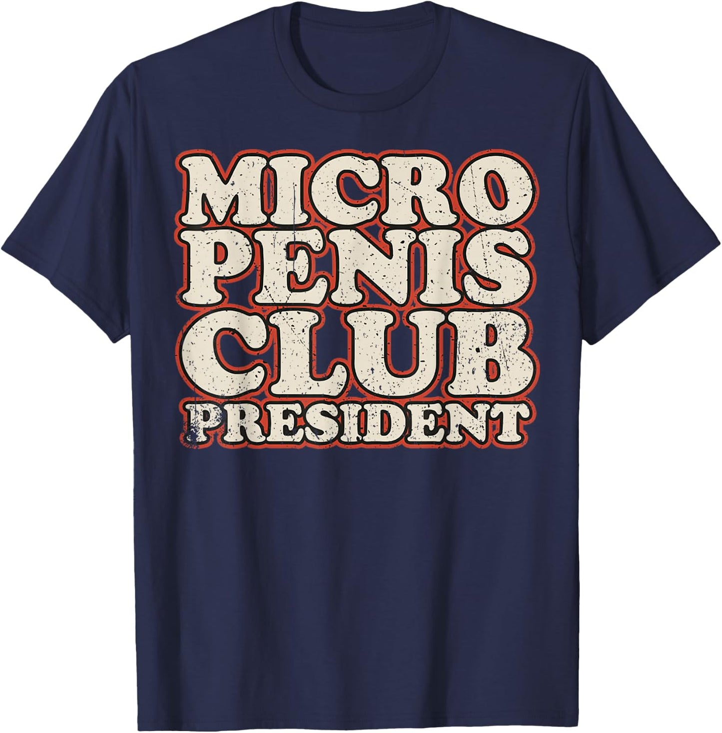 Vintage Small Penis Small Penis - Micro penis Club T-Shirt - T-Shirt | Navy