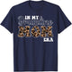 In My Drumline Mom Era Leopard Print Groovy Brass Band T-Shirt - T-Shirt | Navy