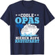 Cool Grandpa Go On Cruise Ship Grandfather Holiday T-Shirt - T-Shirt | Navy