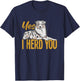 Australian Shepherd Yes I Herd You Aussie Owner T-Shirt - T-Shirt | Navy