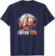 Star Wars: The Mandalorian Captain Teva Retro Space Poster T-Shirt - T-Shirt | Navy