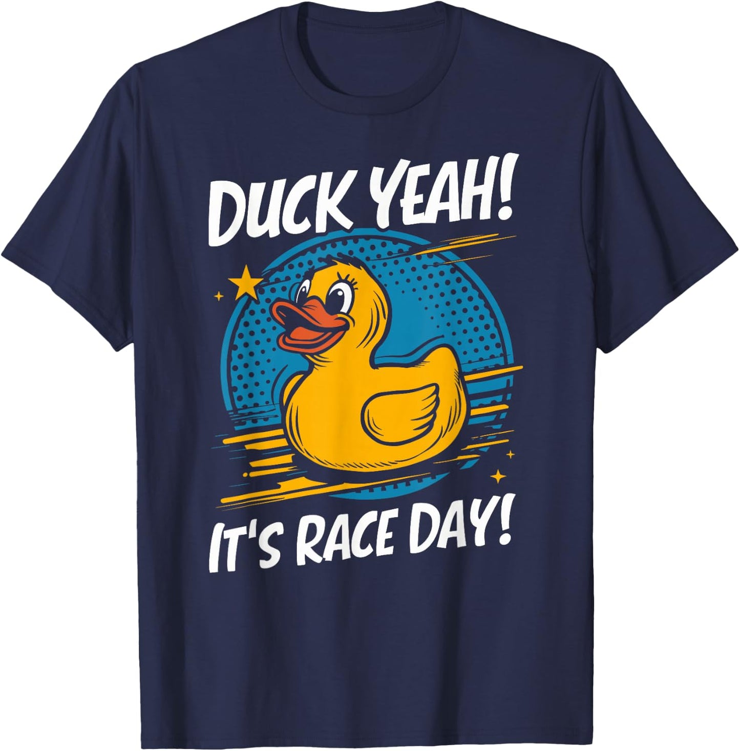 Rubber Duck Racing Team Family Competition Race T-Shirt - T-Shirt | Navy
