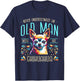 Never Underestimate An Old Man With His Chihuahua Chi T-Shirt - T-Shirt | Navy