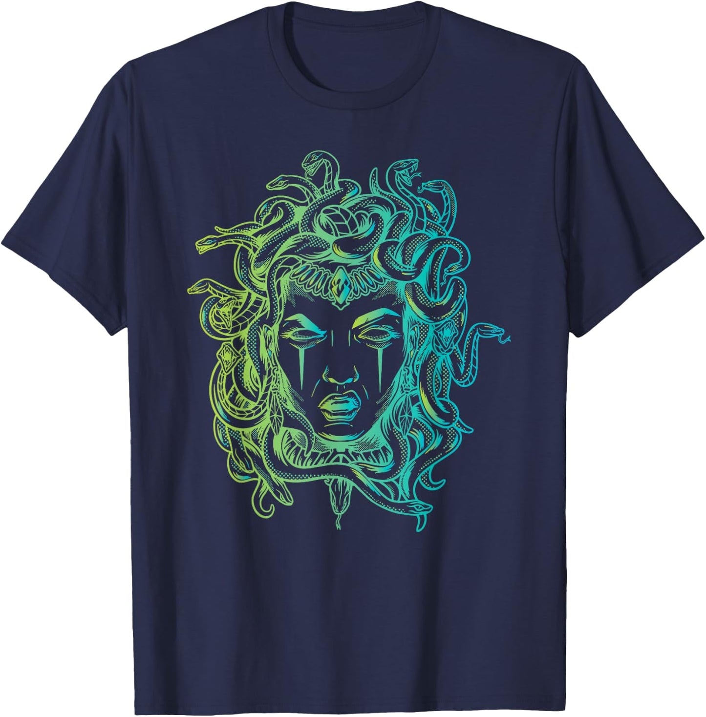 Medusa Art T-Shirt - T-Shirt | Navy
