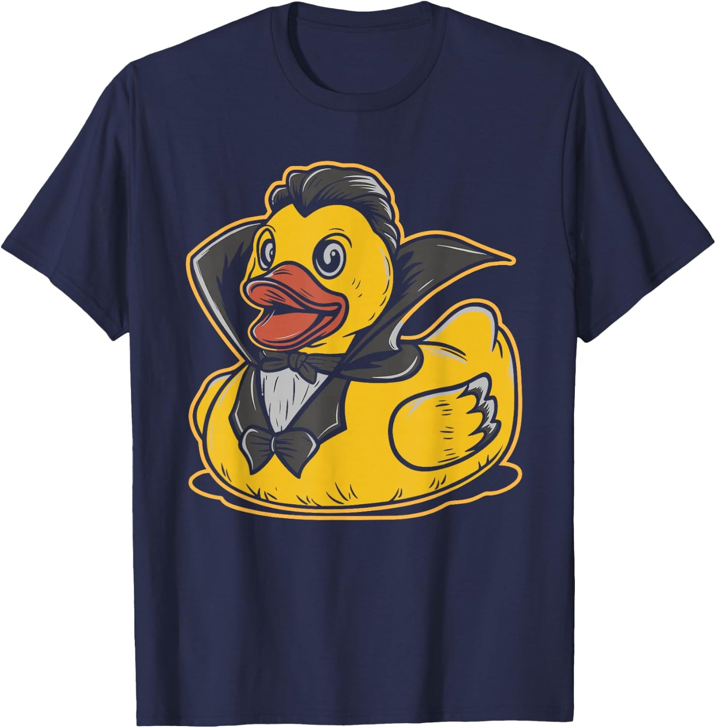Rubber Duck Vampire Rubber Duckie Bath Duck T-Shirt - T-Shirt | Navy
