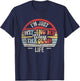 I'm Just WTF-ing My Way Through Life Funny Sarcastic Retro T-Shirt - T-Shirt | Navy