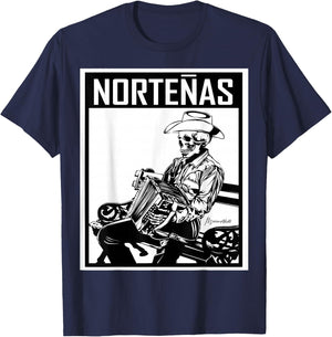 Nortenas Calavera T-Shirt - T-Shirt | Navy