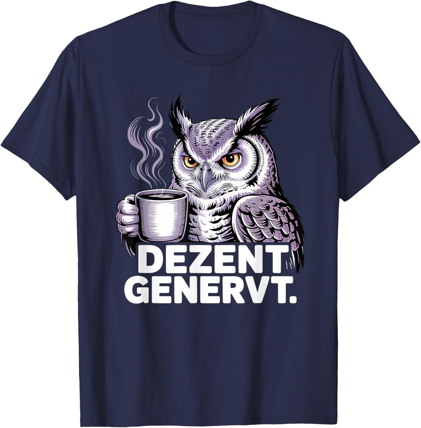 Dezent Genervt T-Shirt - T-Shirt | Navy