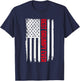 Best Grumpy Ever American flag Funny Papa Grandpa T-Shirt - T-Shirt | Navy
