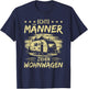 Caravan Saying Men's Camping Camper , black T-Shirt - T-Shirt | Navy