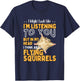 Funny Flying Squirrel Shirt Animal Lover Flying Squirrels T-Shirt - T-Shirt | Navy