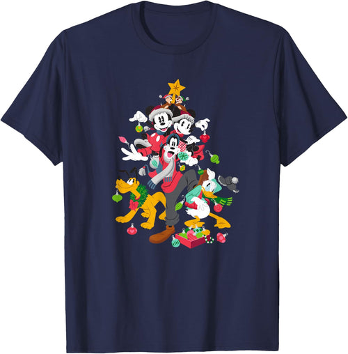 Disney Mickey Minnie Goofy Pluto Chip Dale Christmas Tree