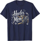 Australian Cattle Dog Blue Heeler Mom Artwork Design T-Shirt - T-Shirt | Navy