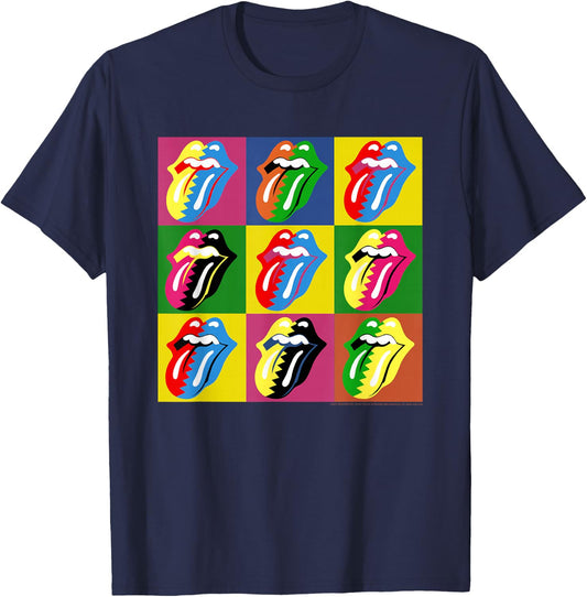 The Rolling Stones Multi-Tongue T-Shirt - T-Shirt | Navy