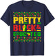 Pretty Black and Educated Juneteenth Pride Girl Women Kid T-Shirt - T-Shirt | Navy