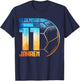 11th Birthday Retro Handball Player 11 Years Boy Kids , black T-Shirt - T-Shirt | Navy