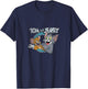 Tom and Jerry Classic Dynamic Duo Vintage T-Shirt - T-Shirt | Navy